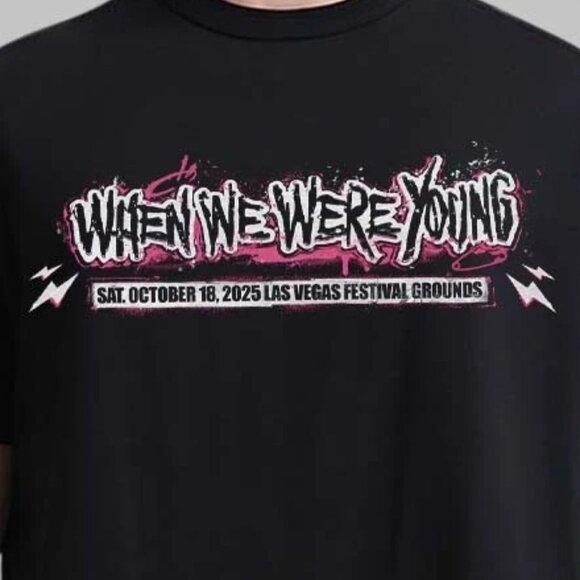 When We Were Young 2025 Festival Day 1 Lineup In Las Vegas NV On October T-Shirt - Picture 2 of 6